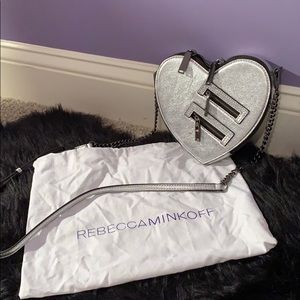 Rebecca Minkoff heart crossbody bag